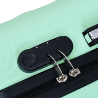 Produktbild för Hård resväska mintgrön ABS