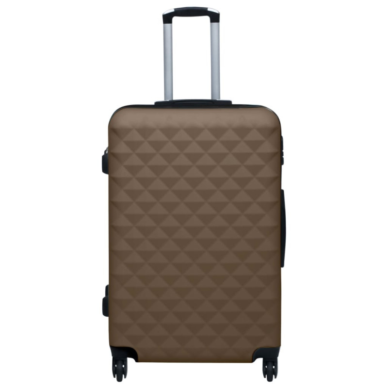Produktbild för Hårda resväskor 3 st brun ABS
