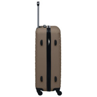 Miniatyr av produktbild för Hårda resväskor 3 st brun ABS