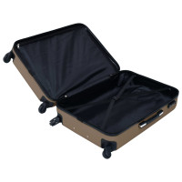 Miniatyr av produktbild för Hård resväska brun ABS