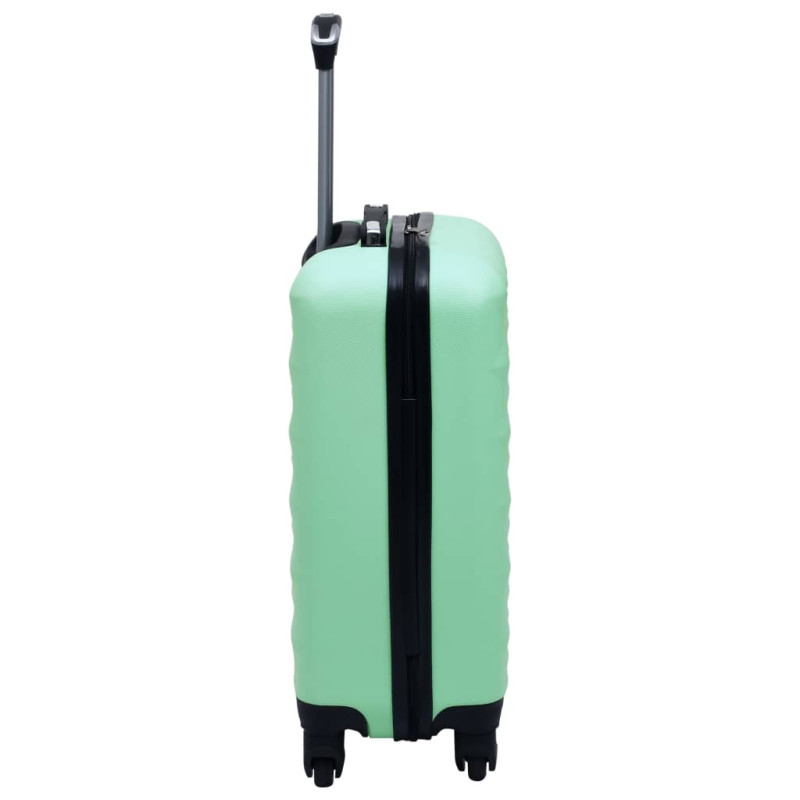 Produktbild för Hårda resväskor 2 st mintgrön ABS