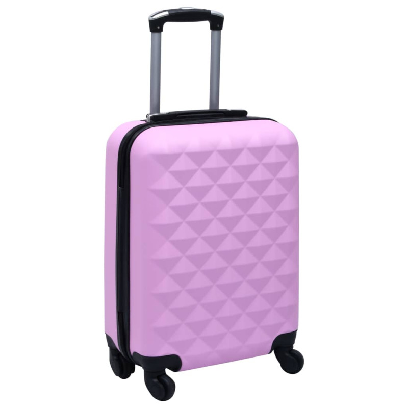 Produktbild för Hårda resväskor rosa ABS