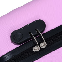 Miniatyr av produktbild för Hårda resväskor rosa ABS