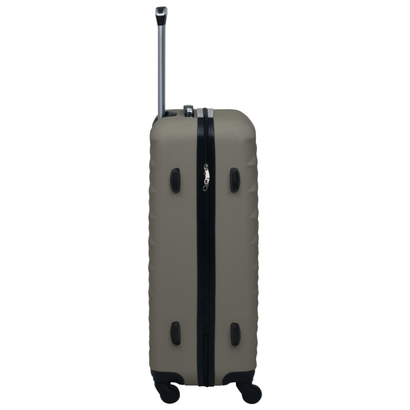 Produktbild för Hårda resväskor 2 st antracit ABS