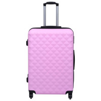 Miniatyr av produktbild för Hårda resväskor 2 st rosa ABS