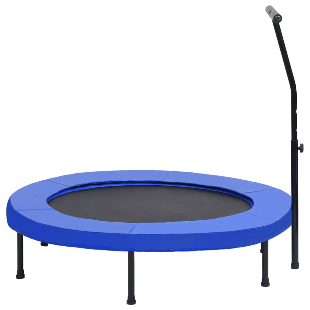 Produktbild för Studsmatta med handtag och säkerhetsskydd 122 cm