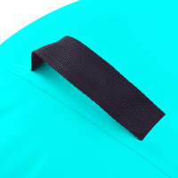 Produktbild för Uppblåsbar gymnastikrulle med pump 120x90 cm PVC grön