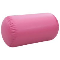 Produktbild för Uppblåsbar gymnastikrulle med pump 120x90 cm PVC rosa