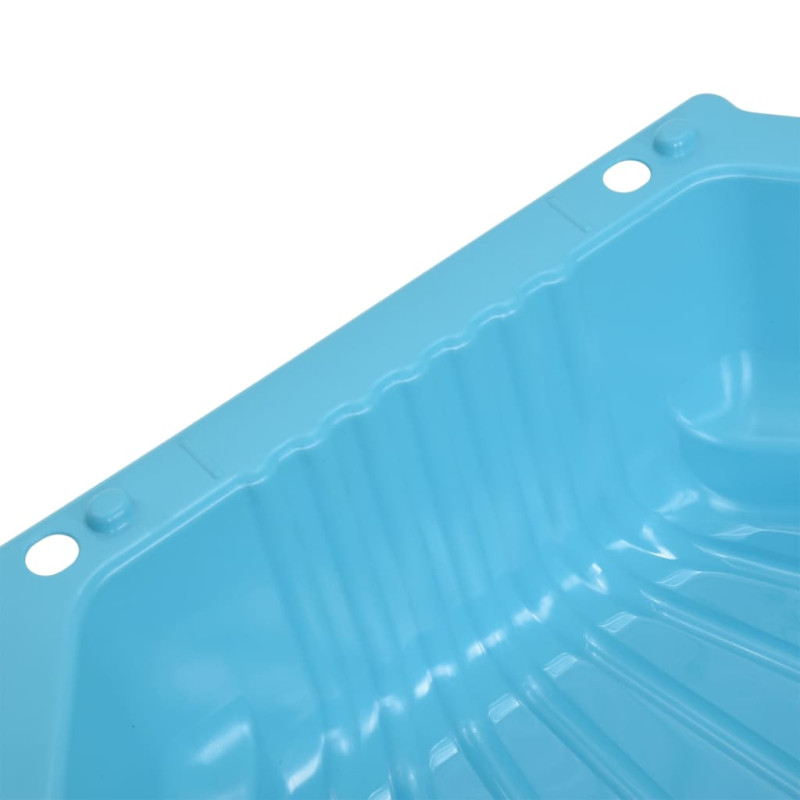 Produktbild för Sandlådor 2 st blå 77x87x21 cm plast