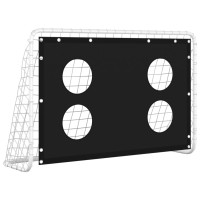 Produktbild för Fotbollsmål för träning stål 184x61x122 cm