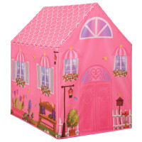 Produktbild för Lektält för barn rosa 69x94x104 cm