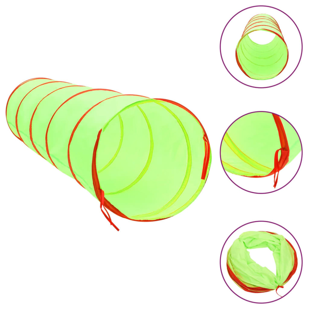 Produktbild för Lektunnel grön 175 cm polyester