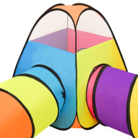 Produktbild för Lektält för barn flerfärgad 190x264x90 cm