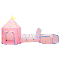 Produktbild för Lektält för barn rosa 301x120x128 cm