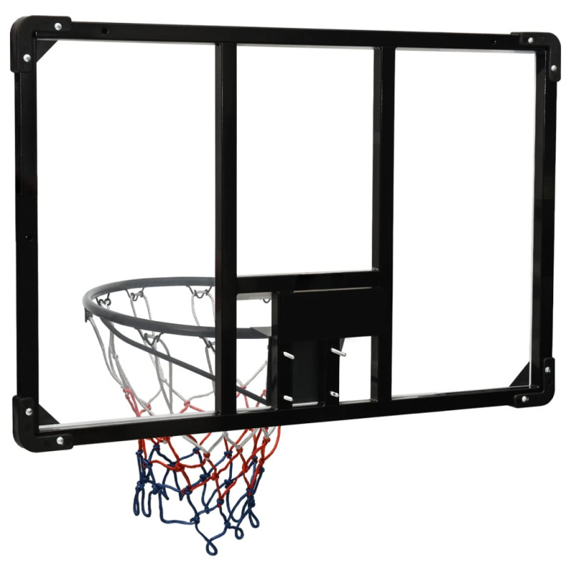 Produktbild för Basketkorg transparent 90x60x2,5 cm polykarbonat