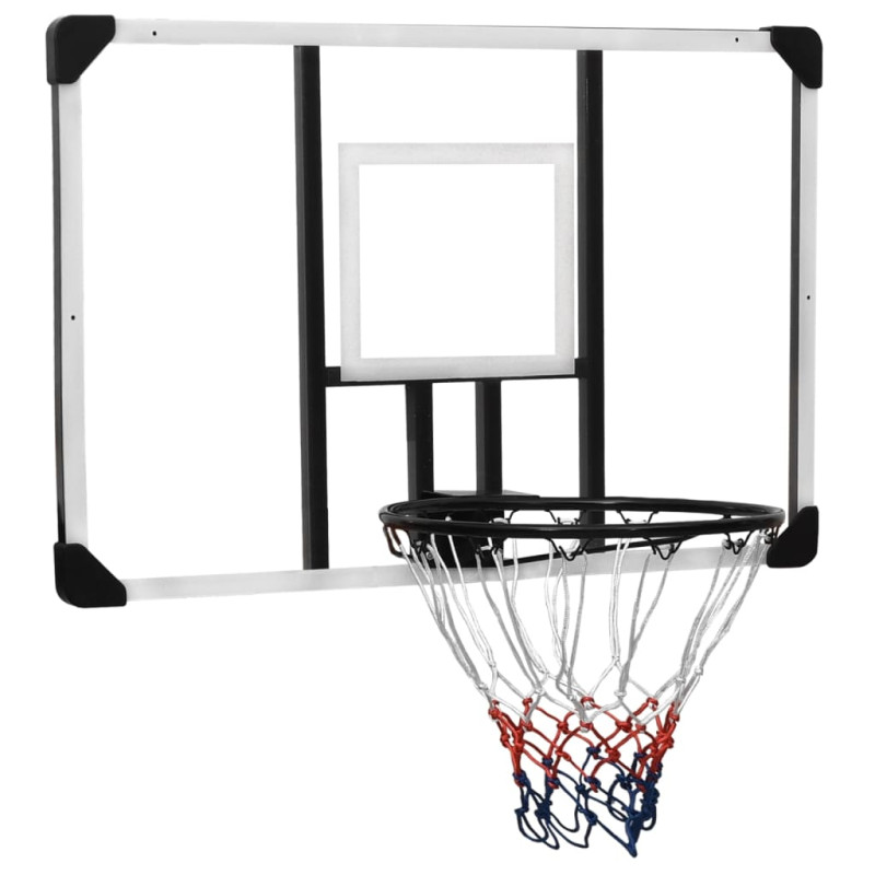 Produktbild för Basketkorg transparent 106x69x3 cm polykarbonat