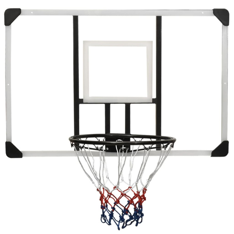 Produktbild för Basketkorg transparent 106x69x3 cm polykarbonat