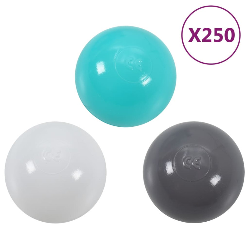 Produktbild för Lektunnel med 250 bollar flerfärgad