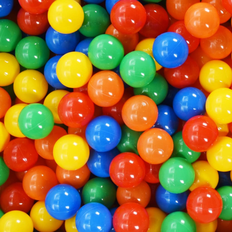 Produktbild för Lektält med 250 bollar flerfärgat 338x123x111 cm