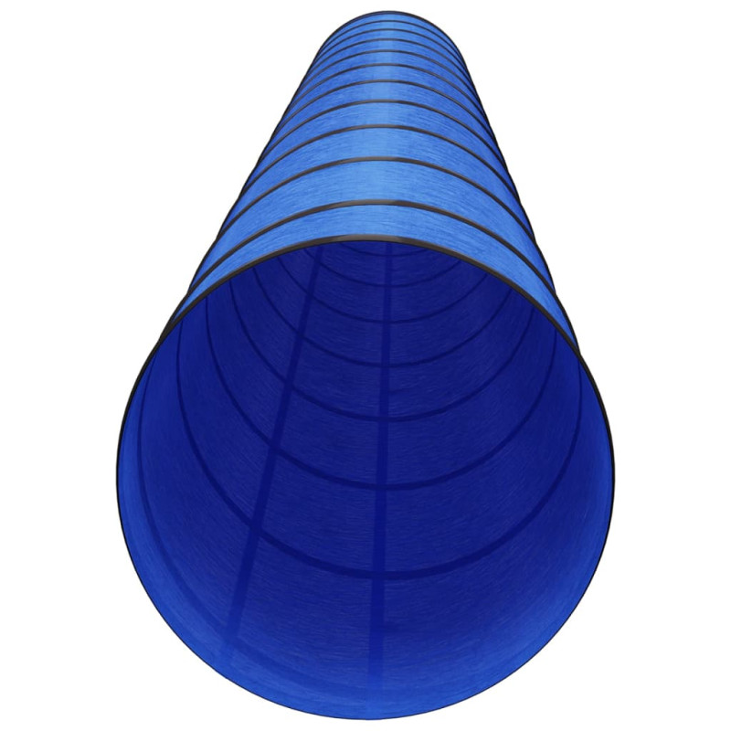 Produktbild för Hundtunnel blå Ø 55x500 cm polyester