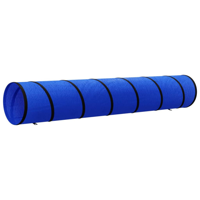 Produktbild för Hundtunnel blå Ø 50x300 cm polyester
