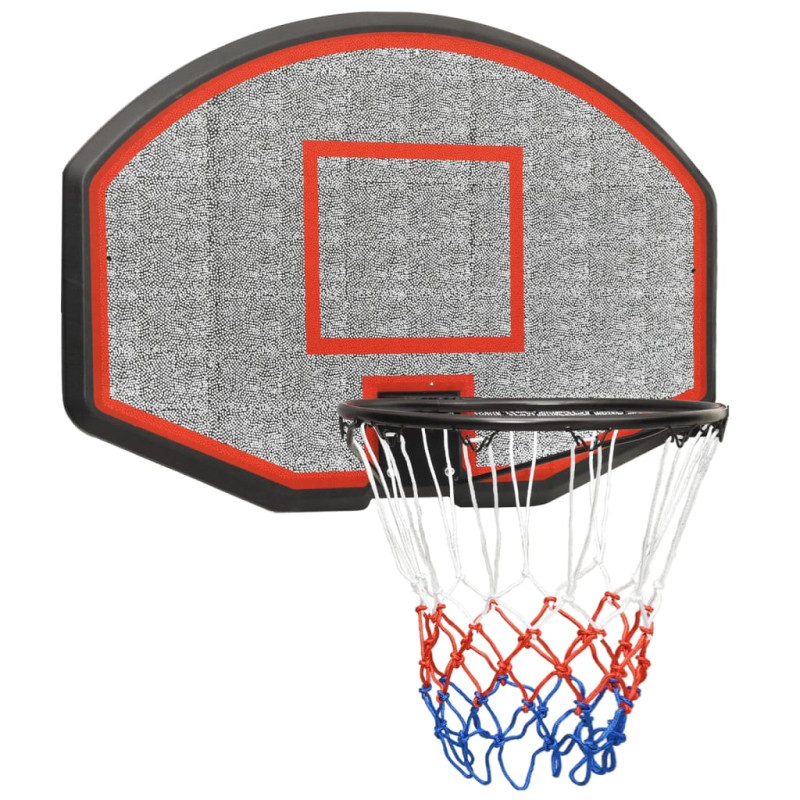 Produktbild för Basketkorg svart 71x45x2 cm polyeten