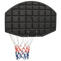 Miniatyr av produktbild för Basketkorg svart 71x45x2 cm polyeten
