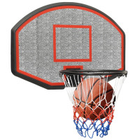 Miniatyr av produktbild för Basketkorg svart 71x45x2 cm polyeten
