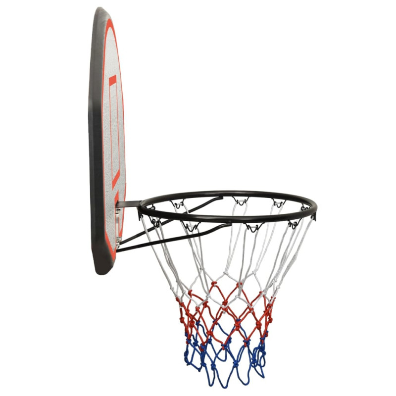 Produktbild för Basketkorg svart 90x60x2 cm polyeten