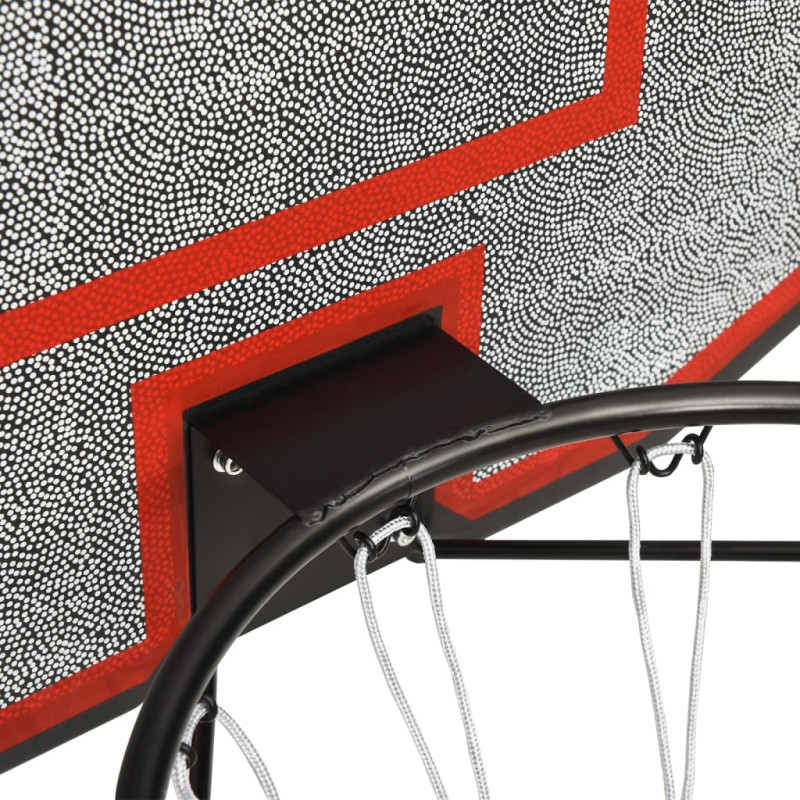 Produktbild för Basketkorg svart 90x60x2 cm polyeten