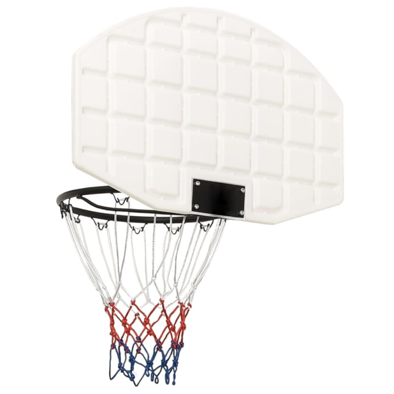 Produktbild för Basketplatta vit 71x45x2 cm polyeten