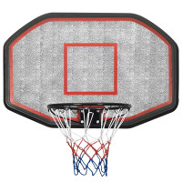 Produktbild för Basketkorg svart 109x71x3 cm polyeten