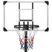Miniatyr av produktbild för Basketkorg transparent 235-305 cm polykarbonat