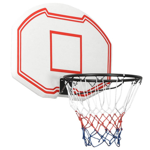 vidaXL Basketplatta vit 90x60x2 cm polyeten
