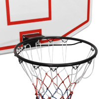 Produktbild för Basketplatta vit 109x71x3 cm polyeten