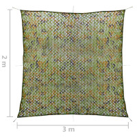 Produktbild för Kamouflagenät med förvaringsväska 2x3 m grön