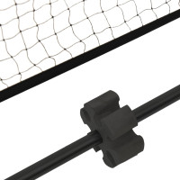 Miniatyr av produktbild för Tennisnät svart och röd 300x100x87 cm polyester