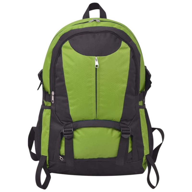 Produktbild för Vandringsryggsäck 40 L svart och grön