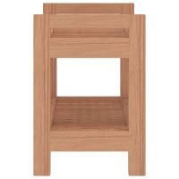 Produktbild för Sidobord för badrum 45x30x45 cm massiv teak