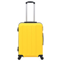 Miniatyr av produktbild för Hårda resväskor 3 st gul ABS