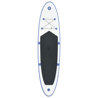 Miniatyr av produktbild för SUP surfingbräda uppblåsbar blå och vit