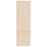 Produktbild för Klädskåp ALTA 90x55x170 cm massiv furu