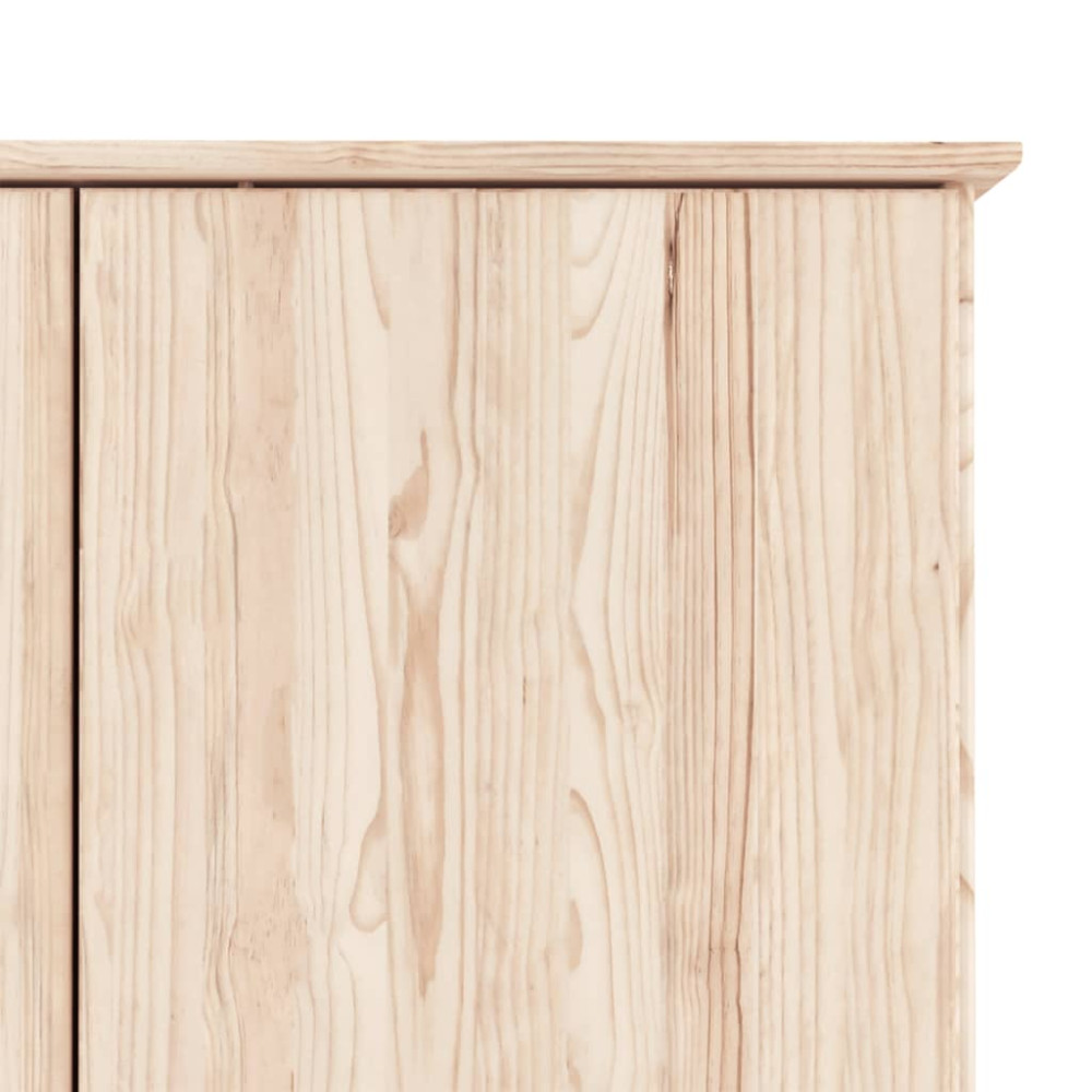 Produktbild för Klädskåp ALTA 90x55x170 cm massiv furu