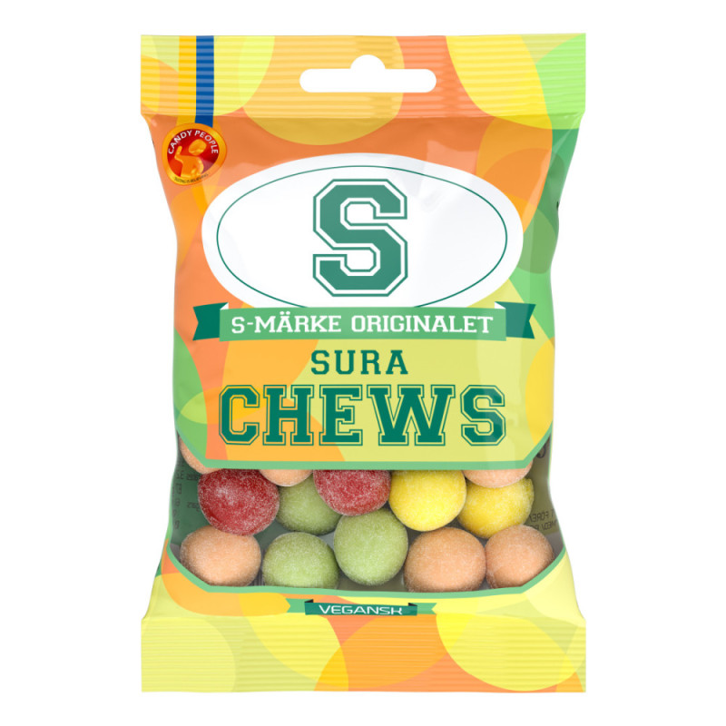 Produktbild för S-Märke Sura Chews 70G