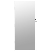 Produktbild för Spegelskåp med LED-lampor väggmonterat vit