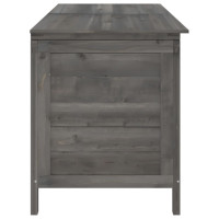 Produktbild för Dynbox antracit 150x50x56,5 cm massivt granträ