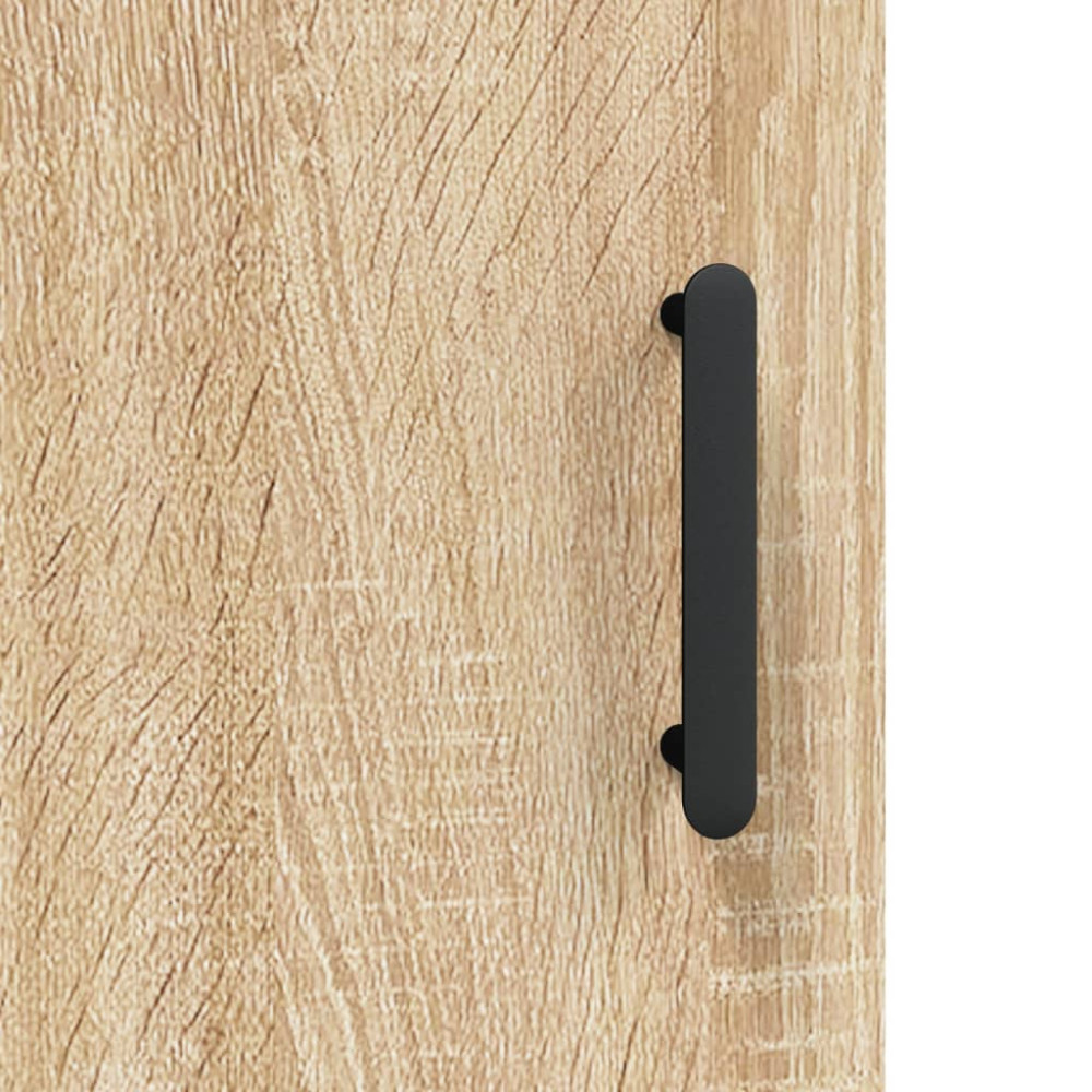 Produktbild för Högskåp sonoma-ek 69,5x34x180 cm konstruerat trä