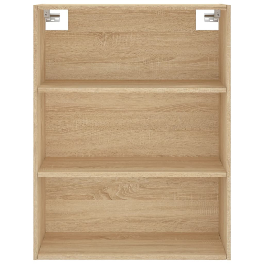 Produktbild för Högskåp sonoma-ek 69,5x34x180 cm konstruerat trä