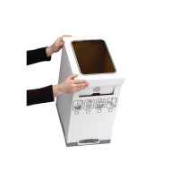 Produktbild för Papperskorg FELLOWES R-kive 90L 5/fp
