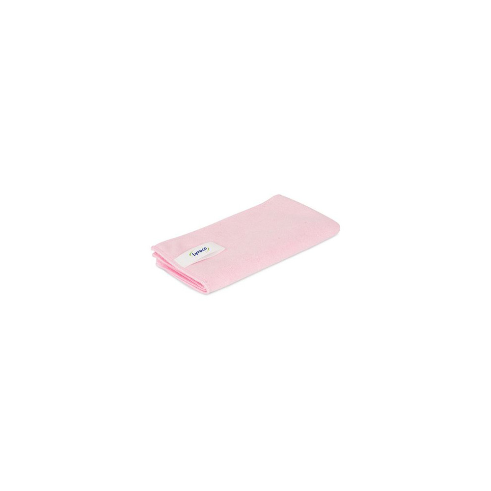Produktbild för Microfiberduk LYRECO P 40x40cm rosa 5/fp